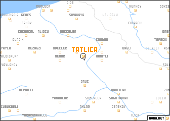 map of Tatlıca