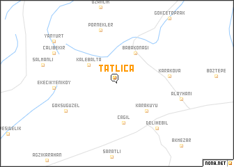 map of Tatlıca