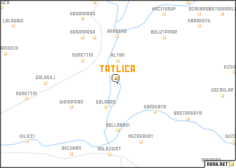 map of Tatlıca