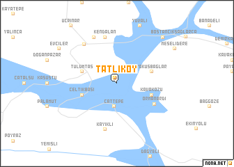 map of Tatlıköy