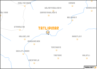 map of Tatlıpınar