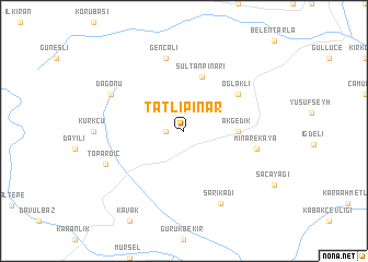 map of Tatlıpınar