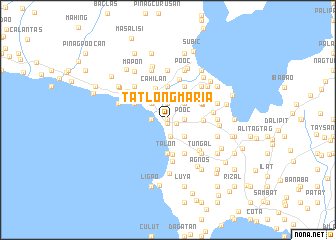 map of Tatlong Maria