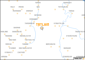 map of Tatlwin