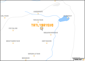 map of Tatlybayevo