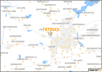 map of Tatnuck