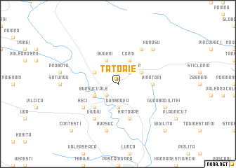 map of Ţătoaie