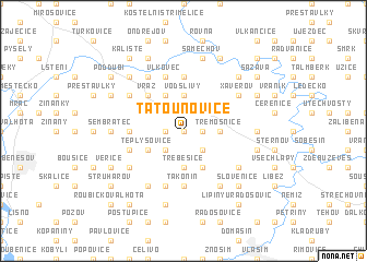 map of Tatouňovice