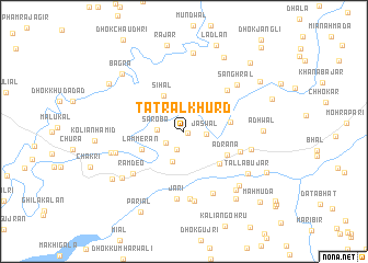 map of Tatrāl Khurd