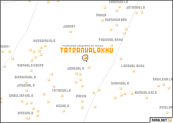 map of Tatrānwāla Khu