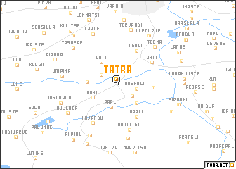 map of Tatra