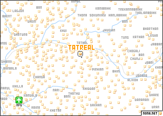 map of Tatreāl
