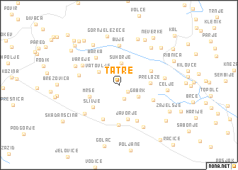 map of Tatre