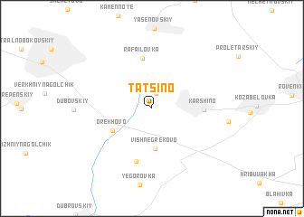 map of Tatsino