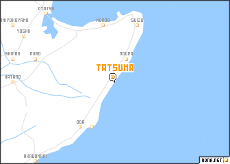 map of Tatsuma