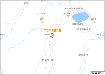 map of Tatsuno