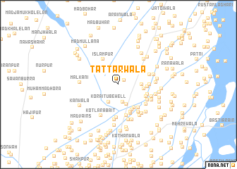 map of Tattārwāla