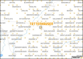 map of Tattenhausen