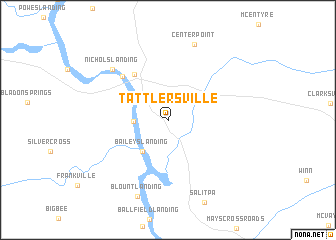 map of Tattlersville