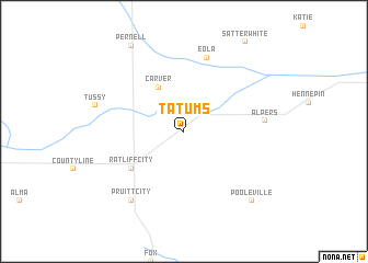 map of Tatums