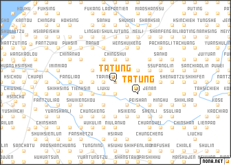 map of Ta-tung