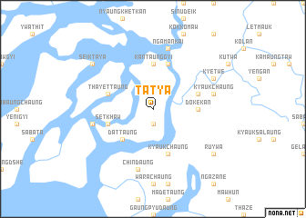 map of Tatya