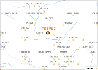 map of Tatywa