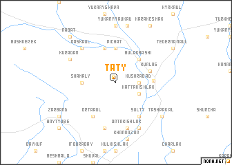 map of Taty