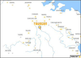 map of Tauagan