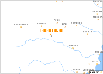 map of Tauantauan