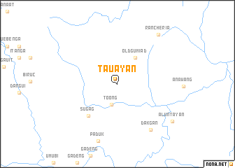 map of Tauayan