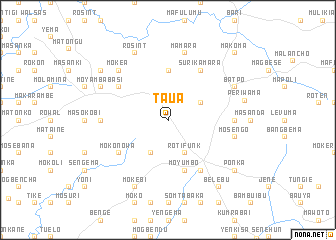 map of Taua