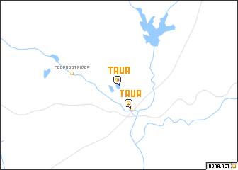 map of Tauá