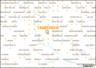 map of Taubenheim