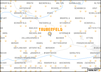 map of Tauberfeld
