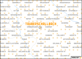 map of Tauberschallbach