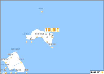 map of Taubie