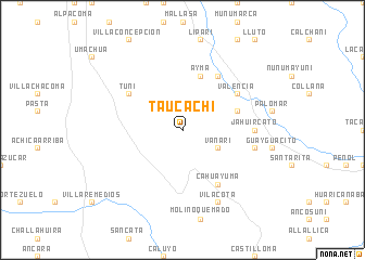 map of Taucachi