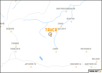 map of Tauca