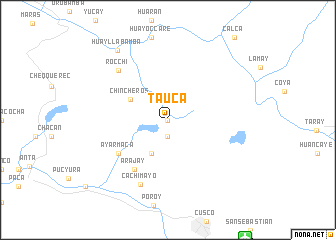 map of Tauca