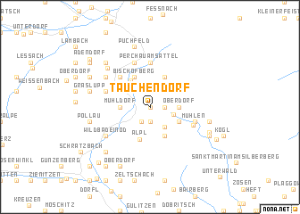 map of Tauchendorf