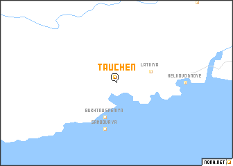 map of Tauchen