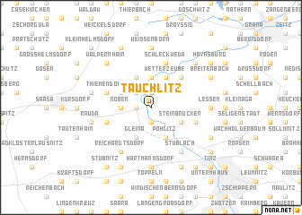 map of Tauchlitz