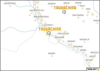 map of Tauda Chīna