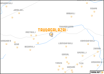 map of Tāuda Galazai