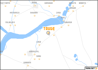 map of Taude