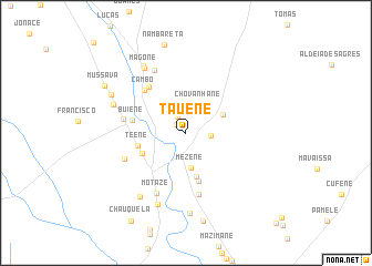 map of Tauene