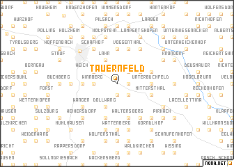 map of Tauernfeld