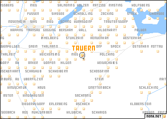 map of Tauern