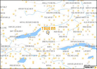 map of Tauern